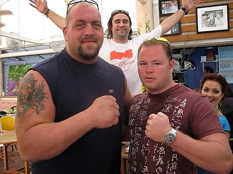 Jay Aldebert with Paul Wight, The Big Show
