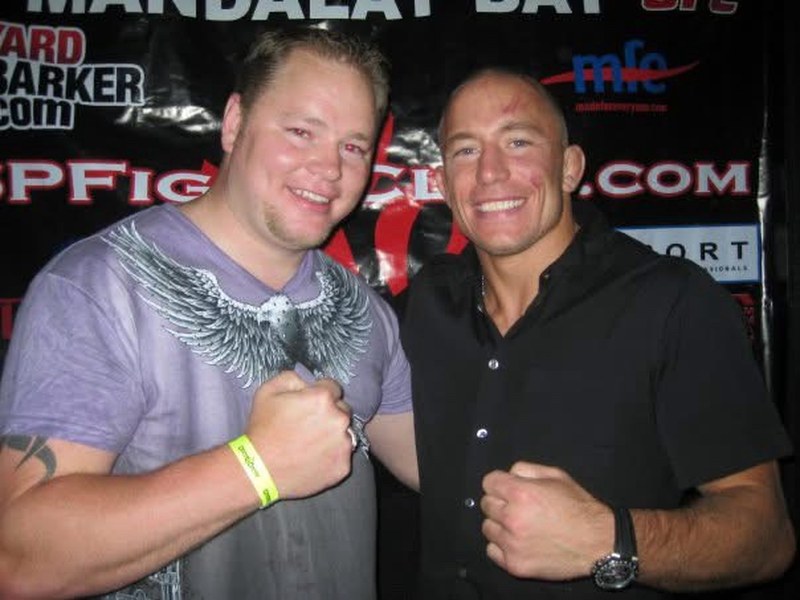 Jay Aldebert with Georges St-Pierre