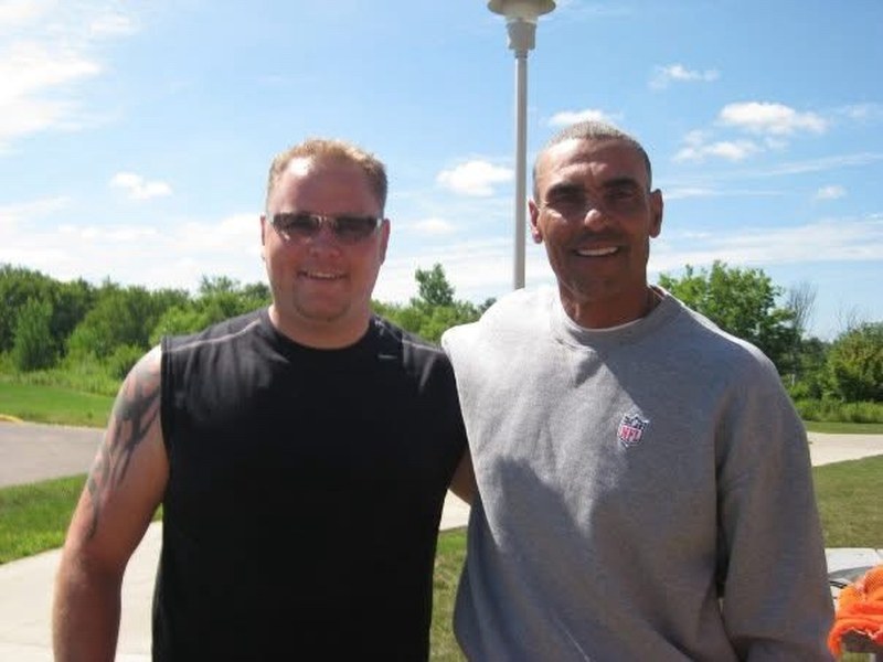Jay Aldebert with Herm Edwards