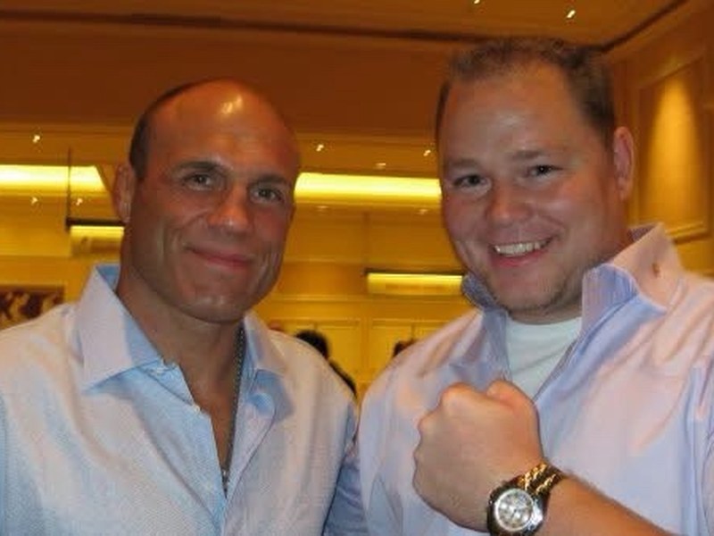 Jay Aldebert with Randy Couture