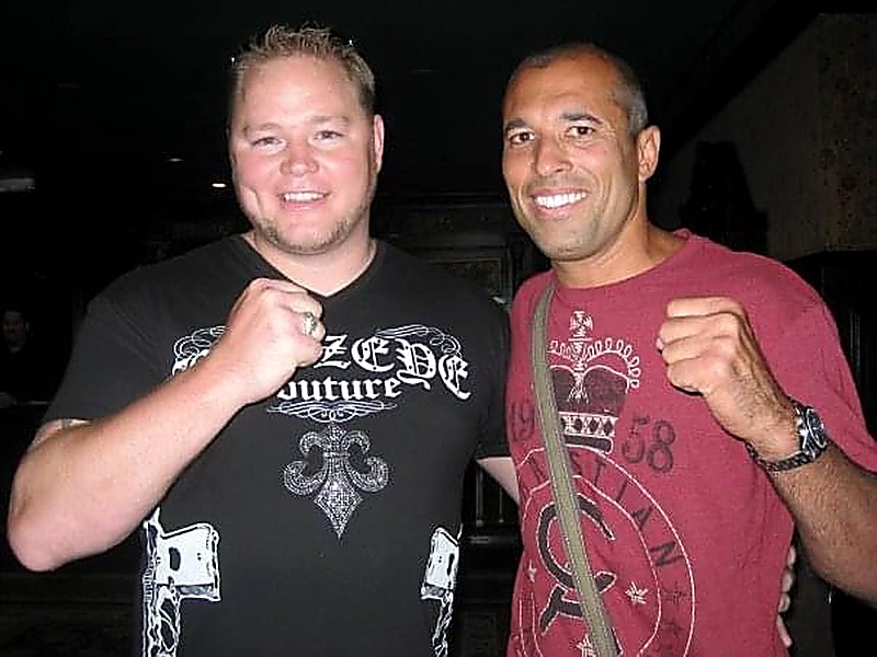 Jay Aldebert with Royce Gracie