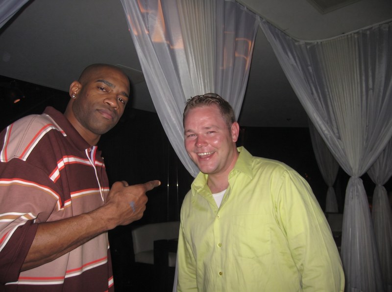 Jay Aldebert with Vince Carter